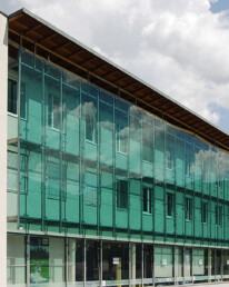 Buerohaus Schwaiger Fassade Glasbau
