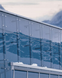 Fassade Gipfelwelt 3000 Kaprun - Glasbau