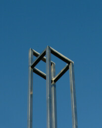 Metallskulptur Stuhl Salzburg