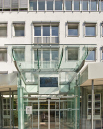 Portal Vordach Referenzen Glasbau